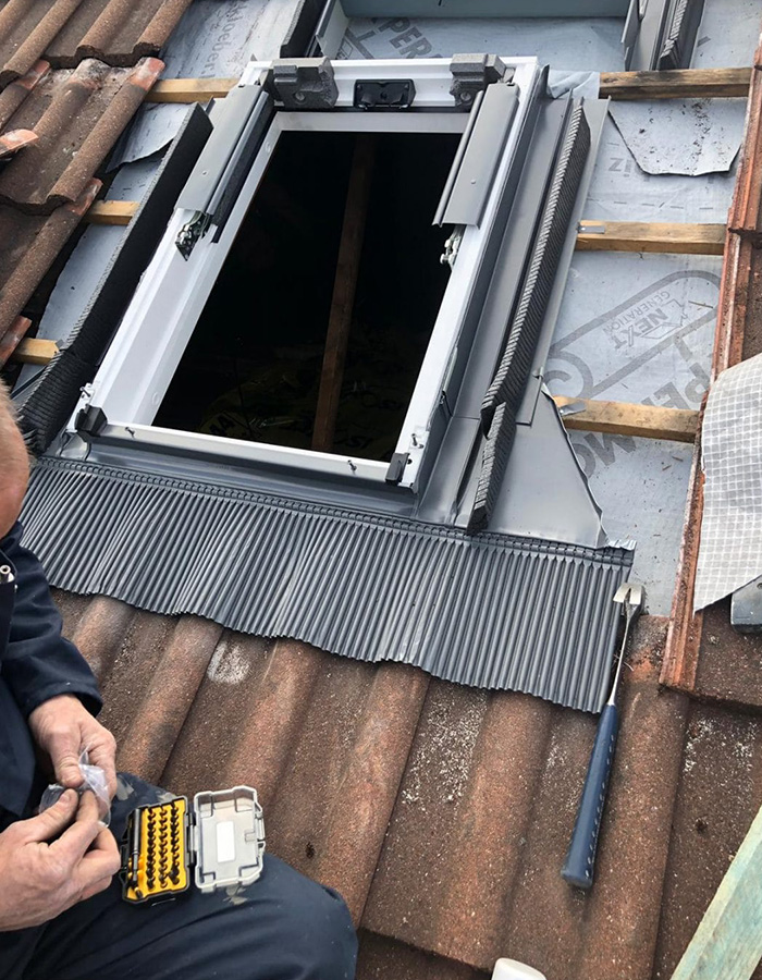 Installation de fenêtre de toiture à Montfermeil en Seine-Saint-Denis (93)